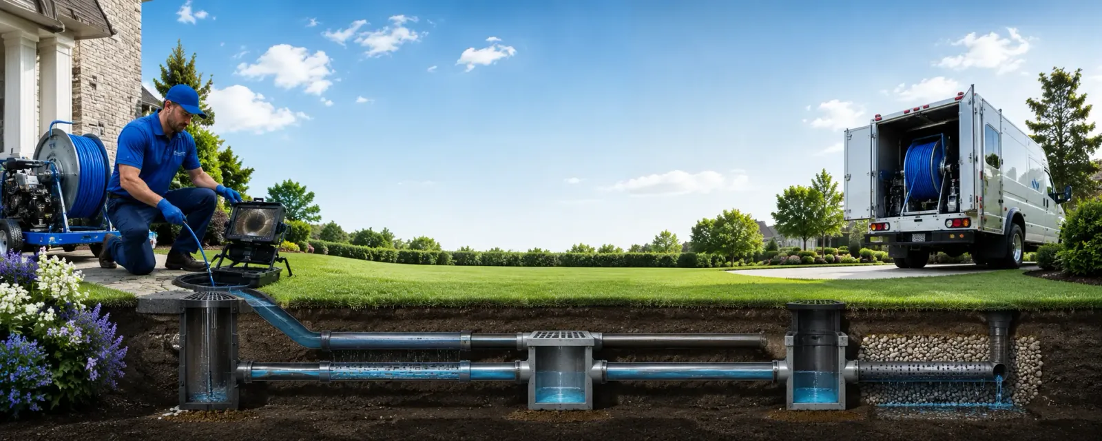 Outdoor drain cleaning information for Woodlyn, PA